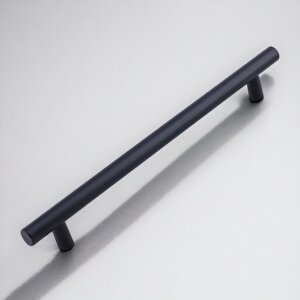 Çubuk 10 Adet Siyah Metal Kulp ( 512  Mm-51.2 Cm) Mobilya Mutfak Çekmece Dolabı Kulpu Kulbu Kulpları