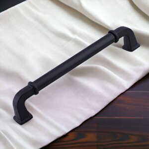 Alfa Metal Mat Siyah Kulp 160 Mm 16 Cm Mobilya Çekmece Mutfak Dolabı Dolap Kapak Kulp Kulb Kulpu
