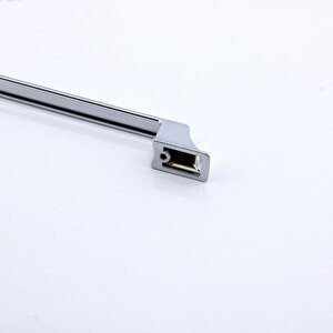 Mostar 224 Mm Krom Gümüş Renk Metal Kulp Mobilya Çekmece Mutfak Dolabı Dolap Kulpları Kulb 22.4 Cm