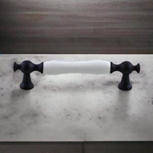 Arnas Porselen Siyah Kulp 160 Mm Mobilya Çekmece Mutfak Dolabı Dolap Kapak Kulpları Kulb Kulpu