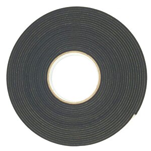 Kapı Pencere Bandı / Yapışkan Kapı Pencere Süngeri Eva-3mmx15mm-siyah-10 Metre