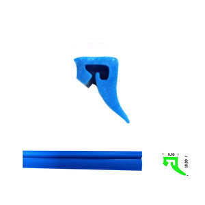 Cnc Tezgah Eksen Sıyırıcı Fitil Hareketli Eleman Fitili Siyah Renk 15 Metre Uzunluk Cnc-04