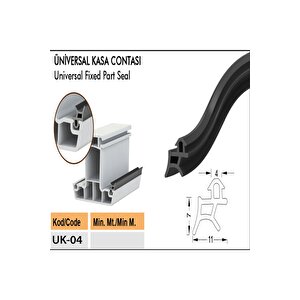 Pimapen Değiştirme Contası Pvc Pencere Fitili Siyah Renk 25 Metre Uzunluk