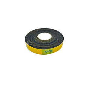 Endüstriyel Epdm (kauçuk)  Çift Taraflı Yapışkan Bantlı Yalıtım Süngeri 3mmx35 Mm 10 Metre