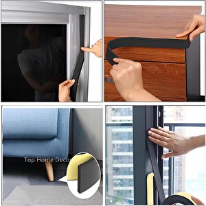 Contacall Yapışkan Bantlı Yalıtım Süngeri 2 Mm Kalınlık 20 Mm Genişlik 25 Metre Uzunluk Eva 2x20