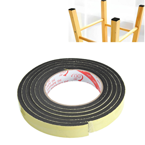 Contacall Kapı Pencere İzolasyon Bandı Yapışkan Sünger 5 Mm Kalınlık 35 Mm Genişlik 10 Metre Uzunluk / Epdm-5*35