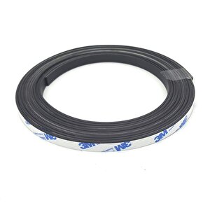 Contacall 5 Metre Yapışkanlı Şerit Mıknatıs  Yumuşak Magnet 10mm Genişlik 1.8mm Kalınlık
