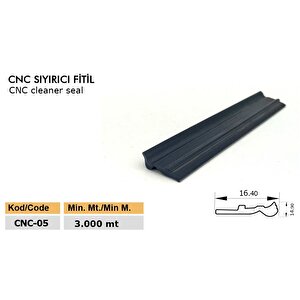 Contacall Makina Temizleme Contası Cnc Fitili 5 Metre Kırmızı