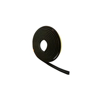 Contacall Bondit 2'li Kauçuk Kapı Ve Pencere İzolasyon Bandı/fitili 5x2-10 Metre Siyah Fitil