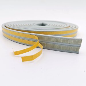 Contacall Bondit Çift Sarım Kauçuk Kapı Ve Pencere İzolasyon Bandı Fitili 25x2- 50 Metre Gri