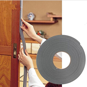 Contacall Kapı Pencere İzolasyon Bandı Yapışkan Sünger 5 Mm Kalınlık 20 Mm Genişlik 10 Metre Uzunluk / Eva-5*20