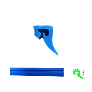 Cnc Tezgah Eksen Sıyırıcı Hareketli Eleman Fitili Cnc -04 / 1 Metre  Siyah