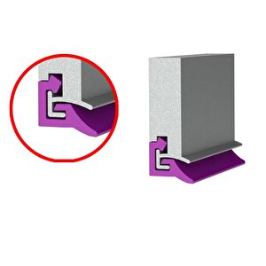 Cnc Tezgah Eksen Sıyırıcı Hareketli Eleman Fitili Cnc -04 / 1 Metre  Siyah