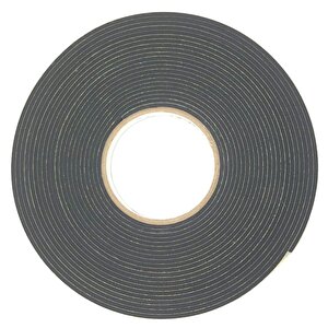 Kapı Pencere İzolasyon Bandı / Yapışkan Kapı Pencere Süngeri Eva-3mmx20mm-siyah-10 Metre