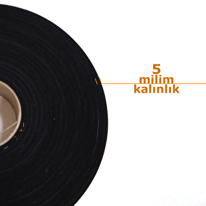 Kapı Pencere İzolasyon Bandı Yapışkan Sünger 5 Mm Kalınlık 50 Mm Genişlik 10 Metre Uzunluk/ Epdm-5*50