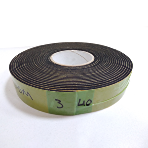 Kapı Pencere Bandı Yapışkan Sünger 3 Mm Kalınlık 40 Mm Genişlik 10 Metre Uzunluk / Eva-3*40