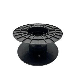 Plastik Makara Portatif Siyah Renk 36 Cm