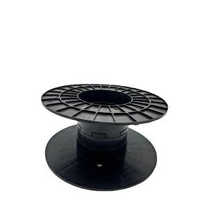 Plastik Makara Portatif Siyah Renk 36 Cm
