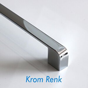 10 Adet Gölcük Oval Mobilya Mutfak Dolap Çekmece Dolabı Kapak Metal Kulpu Kulbu Kulpları Krom 224 Mm