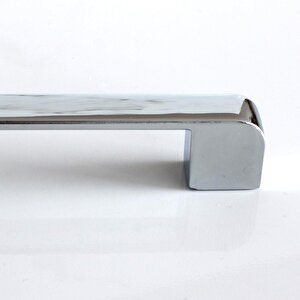 10 Adet Gölcük Oval Mobilya Mutfak Dolap Çekmece Dolabı Kapak Metal Kulpu Kulbu Kulpları Krom 224 Mm
