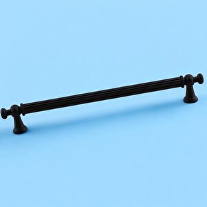 Selçuklu (224 Mm - 22.4 Cm) Siyah Metal Mobilya Mutfak Çekmece Dolap Dolabı Kulbu Kulpu Kulpları
