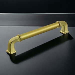 Alfa Metal Mat Gold Altın Kulp 160 Mm Mobilya Çekmece Mutfak Dolabı Dolap Kapak Kulpları Kulb Kulpu