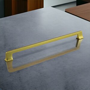 Gediz Mat Gold Altın Kulp 320 Mm Metal Mobilya Çekmece Mutfak Dolabı Dolap Kapak Kulpları Kulb Kulpu