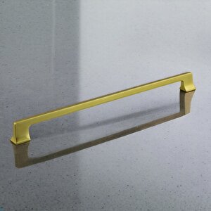 Gediz Mat Gold Altın Kulp 320 Mm Metal Mobilya Çekmece Mutfak Dolabı Dolap Kapak Kulpları Kulb Kulpu