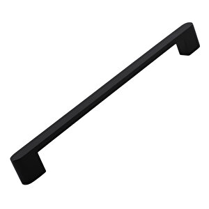 Uhud Kulp 192 Mm Siyah Metal Mutfak Mobilya Çekmece Mutfak Dolap Dolabı Kulpları Kapak Kulbu 19.2 Cm