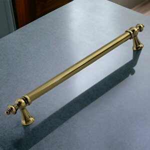 Osmanlı Metal Antik Sarı Kulp 192 Mm Mobilya Çekmece Mutfak Dolabı Dolap Kapak Kulpları Kulb Kulpu