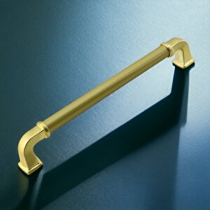 Alfa Metal Mat Gold Altın Kulp 192 Mm Mobilya Çekmece Mutfak Dolabı Dolap Kapak Kulpları Kulb Kulpu