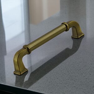 Alfa Metal Antik Sarı Kulp 96 Mm Mobilya Çekmece Mutfak Dolabı Dolap Kapak Kulpları Kulb Kulpu