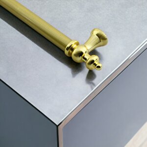 Osmanlı Mat Gold Altın Kulp 224 Mm Mobilya Çekmece Mutfak Dolabı Dolap Kapak Kulpları Kulb Kulpu