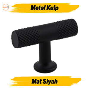 Özgür Mat Siyah Metal Kulp Düğme Çekmece Mutfak Mobilya Dolabı Dolap Kapak Kulpu Kulbu Kulpları