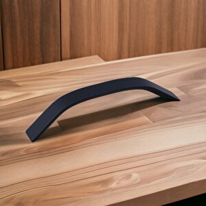 Şahin Siyah Metal Kulp 128 Mm 12.8 Cm Mobilya Çekmece Mutfak Dolabı Dolap Kulpları Kulbu Kulpu