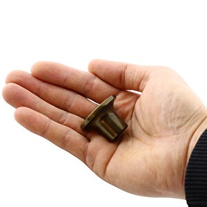 Avcı Antik Sarı Kulp Düğme Tek Vidalı Çekmece Mutfak Mobilya Dolabı Dolap Kulpu Kulbu Metal Kulpları