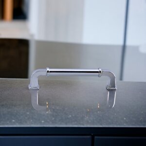Alfa Metal Gümüş Krom Renk Kulp 160 Mm Mobilya Çekmece Mutfak Dolabı Dolap Kapak Kulpları Kulb Kulpu