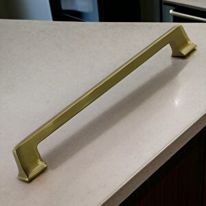 Gediz Metal Antik Sarı Kulp 224 Mm Mobilya Çekmece Mutfak Dolabı Dolap Kapak Kulpları Kulb Kulpu