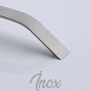 Şahin Metal İnox Kulp 256 Mm Mobilya Çekmece Mutfak Dolabı Dolap Kapak Kulpları Kulb Kulpu 25.6 Cm