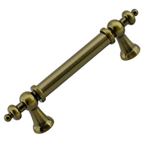 Osmanlı (96 Mm - 9.6 Cm) Antik Sarı Metal Mobilya Mutfak Çekmece Dolap Dolabı Kulbu Kulpu Kulpları