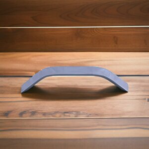 Şahin Krom Gümüş Metal Kulp 128 Mm  12.8 Cm Mobilya Çekmece Mutfak Dolabı Dolap Kulpları Kulbu Kulpu