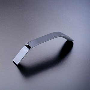 Şahin Krom Gümüş Metal Kulp 128 Mm  12.8 Cm Mobilya Çekmece Mutfak Dolabı Dolap Kulpları Kulbu Kulpu