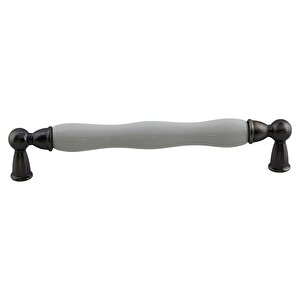 Domaniç Porselen Antik Nikel Kulp 160 Mm Mobilya Çekmece Mutfak Dolabı Dolap Kapak Kulplar Kulb Kulp