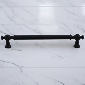 Kudret (192 Mm - 19.2 Cm) Mat Siyah Metal Mobilya Mutfak Çekmece Dolap Dolabı Kulbu Kulpu Kulpları