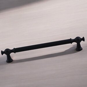 Kudret (192 Mm - 19.2 Cm) Mat Siyah Metal Mobilya Mutfak Çekmece Dolap Dolabı Kulbu Kulpu Kulpları