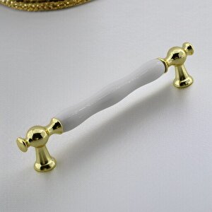 Aruh Porselen Gold Altın Kulp 160 Mm Mobilya Çekmece Mutfak Dolabı Dolap Kapak Kulplar Kulb Kulpu