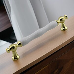 Aruh Porselen Gold Altın Kulp 160 Mm Mobilya Çekmece Mutfak Dolabı Dolap Kapak Kulplar Kulb Kulpu