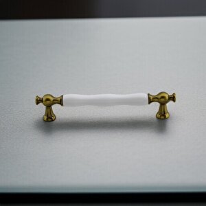 Aruh Porselen Antik Sarı Kulp 160 Mm Mobilya Çekmece Mutfak Dolabı Dolap Kapak Kulplar Kulb Kulpu