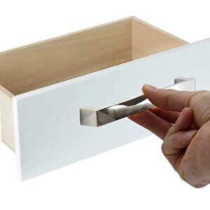 10 Adet Bihter Düz Krom 160 Mm - 16.0 Cm Mobilya Mutfak Dolabı Çekmece Dolap Kulpu Kulbu Metal Kulp