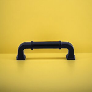 Alfa Metal Siyah Kulp 96 Mm 9.6 Cm Mobilya Çekmece Kulplar Mutfak Dolabı Dolap Kapak Kulp Kulb Kulpu